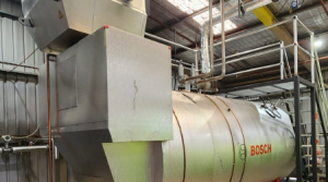 The Environmental Group Limited- EGL-Tomlinson Engineering's installation of a Bosch ULS 6000 – 6 tonnes/hr boiler with Weis Haupt burner featuring VSD and O2 trim control