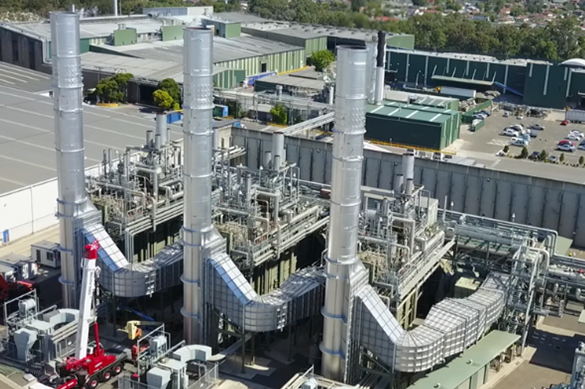 Bypass and HRSG Exhaust Stacks