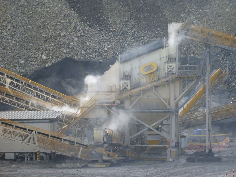 Dry Fog dust suppression systems for controlling fugitive dust emissions in mining and mineral processing, from extraction to drying