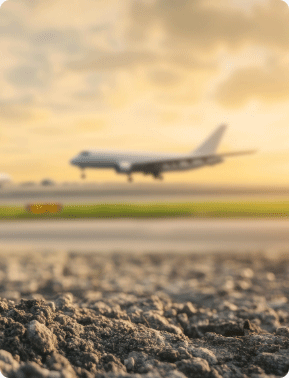 Airports with contaminated PFS soil and leachate