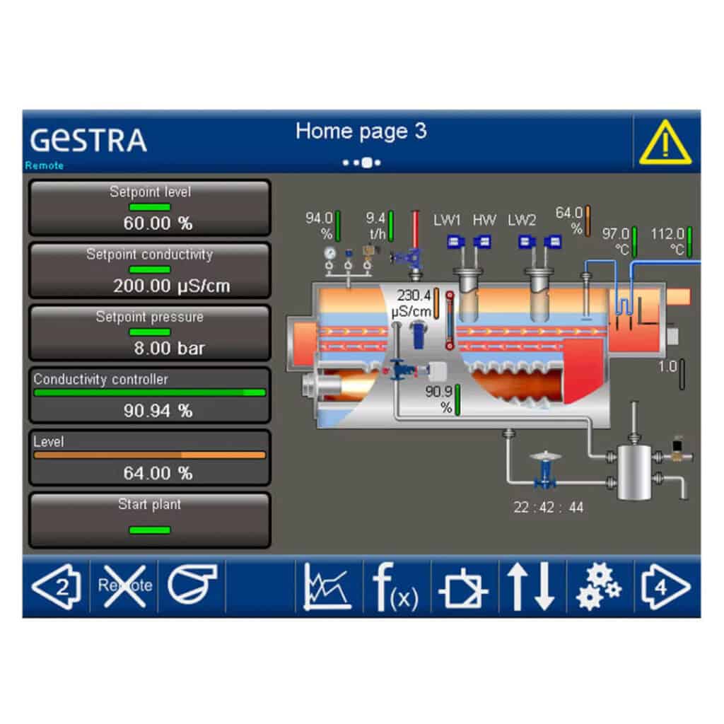 GESTRA SPECTORcontrol for Intelligent Boilerhouse Automation